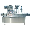 Automatic four nozzles filling one head capping 2in1 juice liquid filling machine eye drops glass bottle filling machine price