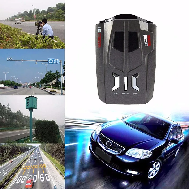 Fullband Car Conqueror Radar Detector K Ka X Ct Laser With 360 Degree