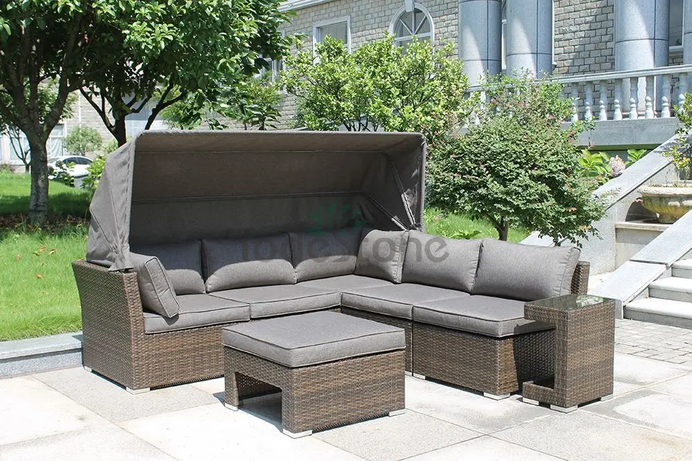Hot Selling Garden Furniture Germany Outdoor Sectional Wicker Sofa Set