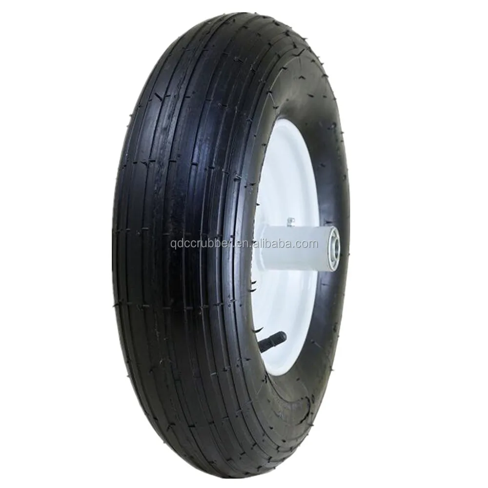 8 Inch Garden Semi Pneumatic Wheels,8" Push Cart Semi Pneumatic Rubber