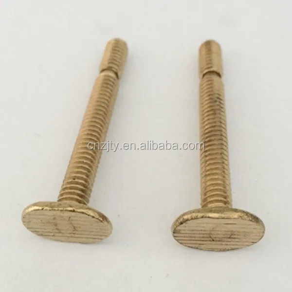 China Manufacturer Snap Closet Bolts Set Brass Bolts Oval Head Bolt