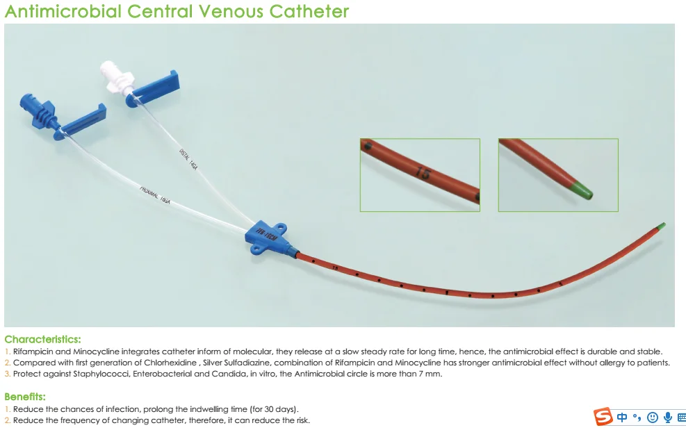 Central Venous Catheter Kit Single /double /triple Lumen Msls001 - Buy ...