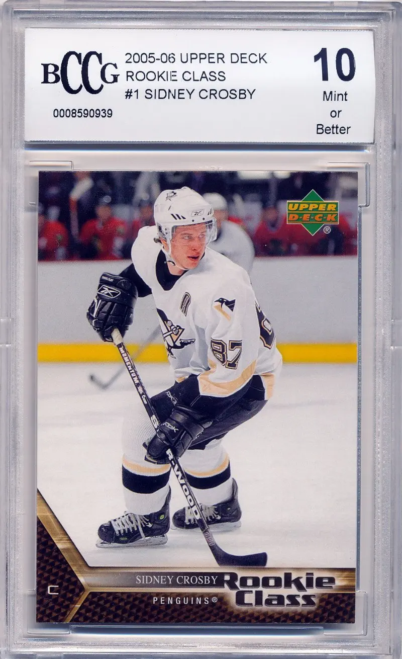 2005//2006 Upper Deck Sidney Crosby Phenomenal Beginnings Gold 21 Card Rookie Card Set w//Jumbo Card