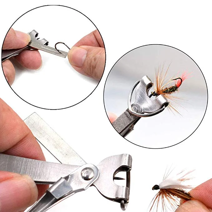 Fulljion Fly Fishing Tool Nipper Fly Line Cutter Clippers Snips Tie