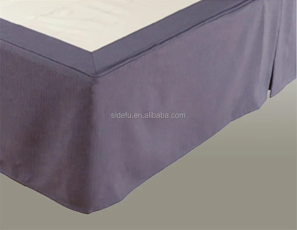 Luxury Decorative Ruffled Pleated Hotel Bed Skirt Buy Hotel Bed Skirt