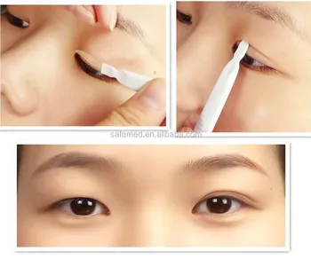 how to put on eyelid tape
