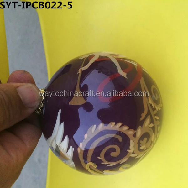 Christmas Glass Ball Inside Painted Fairy Glass Ball Buy Inside