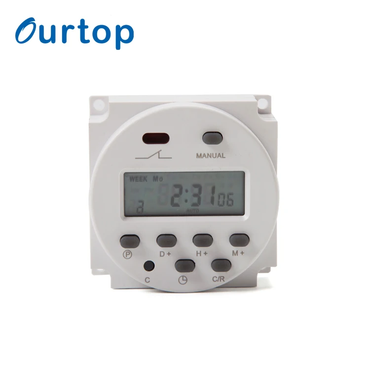 Digital LCD Programmable Timer Switch CN101A 16A SPST Weekly