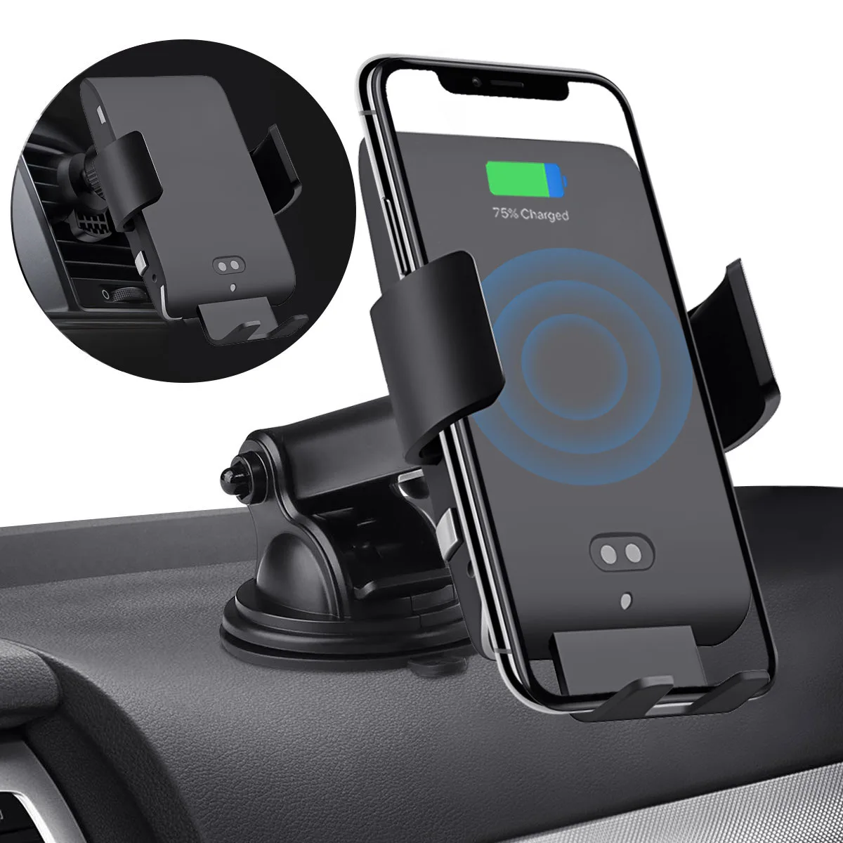 C13 Voice Control Infrared Auto Sensor Wireless Car Charger Fast ...