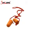 Disposable safety soundproof Pu earplug string for swimming