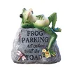 Frog Parking Only Decorative Garden Stone