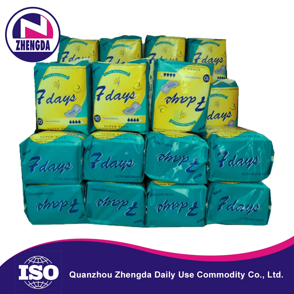 Promotional Raw Materials For Private Label Period Sanitary Napkins Pad