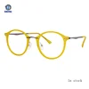 Full rim OEM light round pretty spectacle eyewear eyeglass frames for female