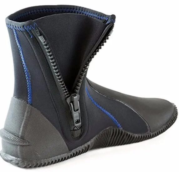 Tall Neoprene Water Sport Boots With Sole Neoprene 4mm Hi Top Zipper ...