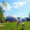 Outdoor Expo White 10 Meter Span Dome Shape House Event Tent , Half Sphere Tents with Living Room Design