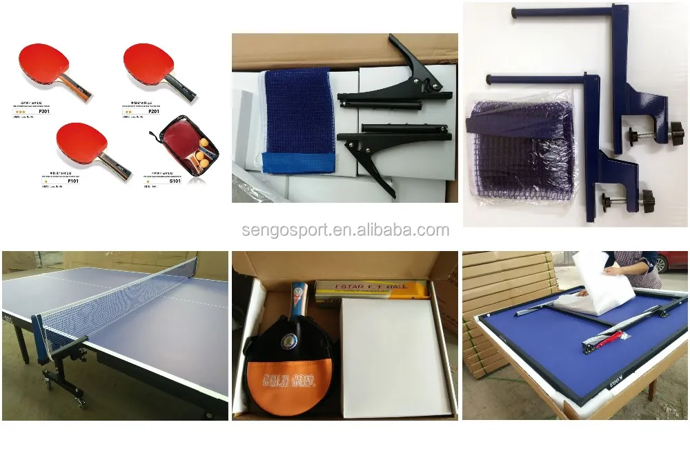 25mm Table Tennis Table Dhs Brand With Foldable Leg Pingpong Table