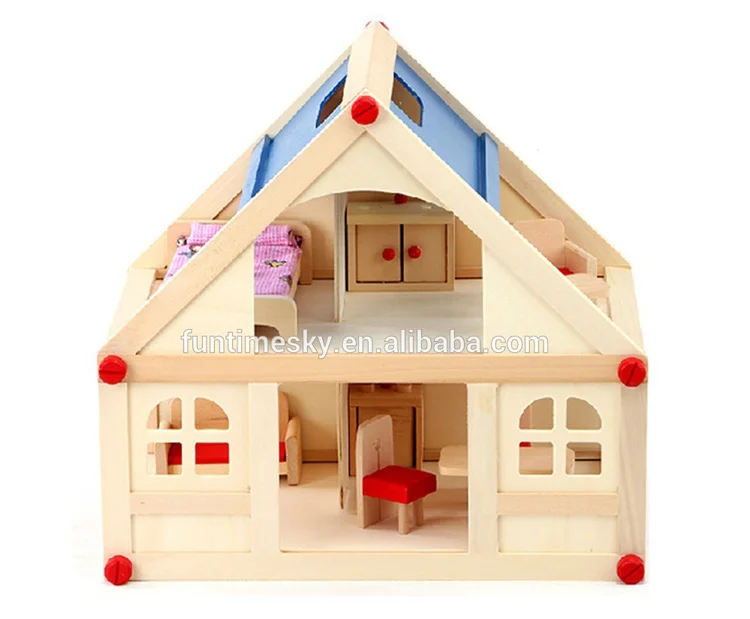 New Product High Quality Kid Toy Small Toy Wooden House At10809 Buy