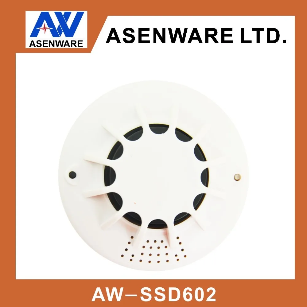 Independent 9V Battery Operated Fire Alarm Photoelectric Smoke Detector