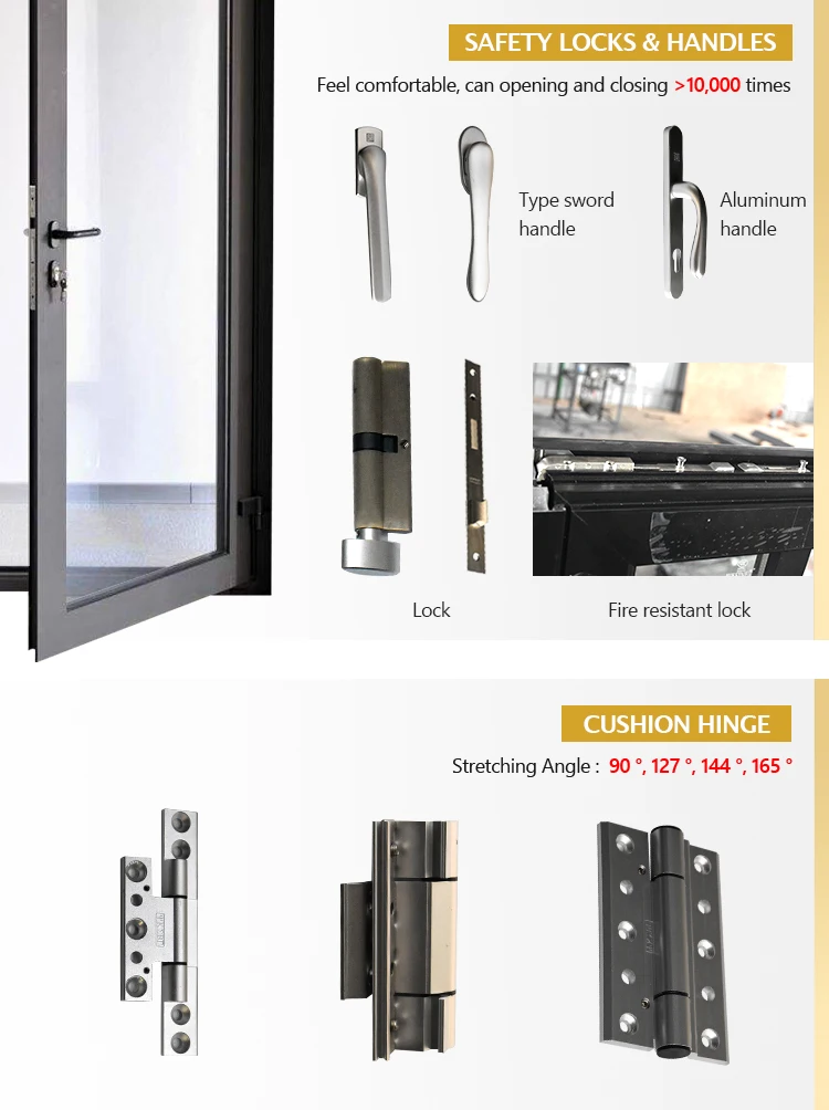 wood color veka aluminum casement window