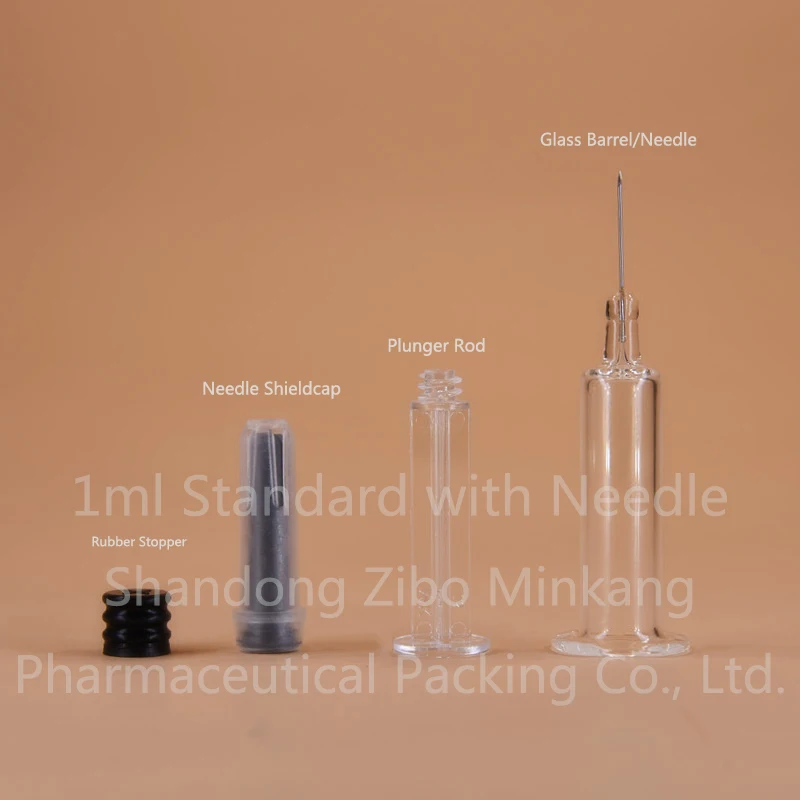 Glass syringe 1ml 2.25ml 3ml 5ml manufacturer