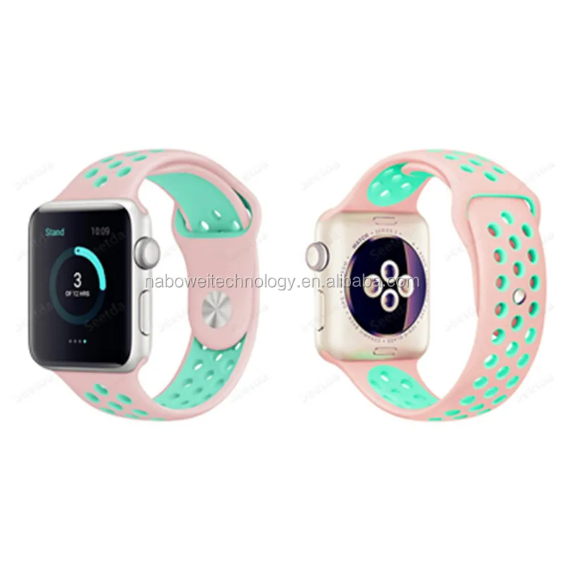 38mm/ 42m watchband For Apple Watch , For Apple Watch Strap, For Silicone Apple Watch Band
