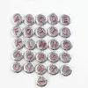 Ginger Snap Letter Charms, A-Z Pink Crystal Silver Color Snap charms Jewelry