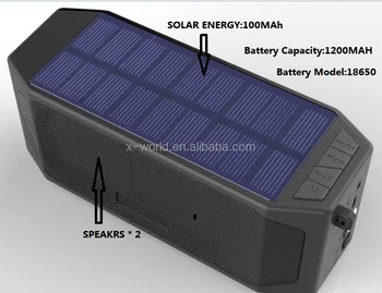 solar panel speaker