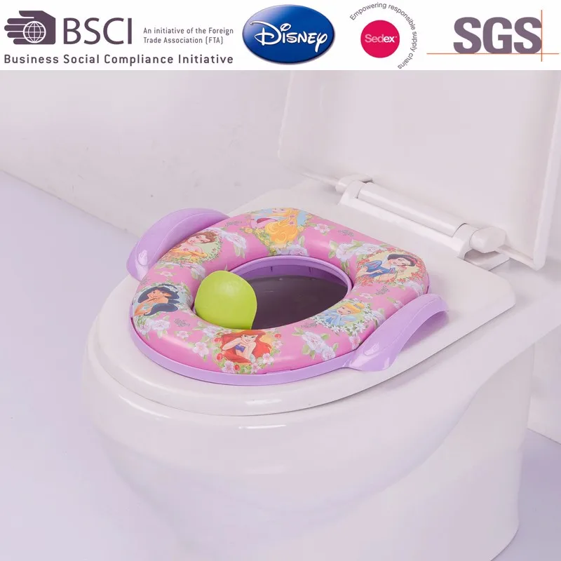 Lightweight Printed Soft Potty Training Baby Toilet Potty Seat With