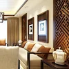 Wpc Wall Covering Inner Decorative 3D Wpc Pvc Wall Ceiling Panel