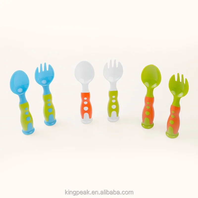 2019 Best Selling Stand Up Baby First Cutlery Set /portable Cutlery Set With Case/kids Standing