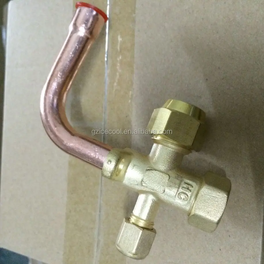 3 Way Valve Air Conditioner Service Valve 1/2" Air Conditioner Split