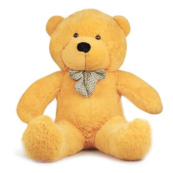 Wholesale Huggable Fluffy Yellow Soft Stuffed Large Teddy Bear Cheap,Big Size Toy Teddy Bear 