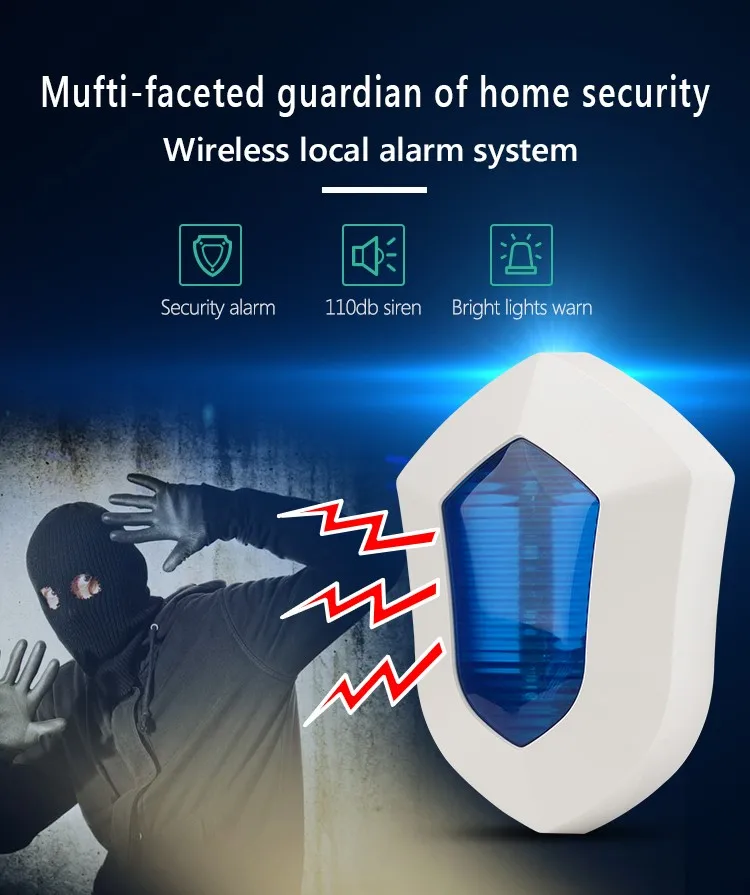 Simple Home/store Security Alarm System With Waterproof Design