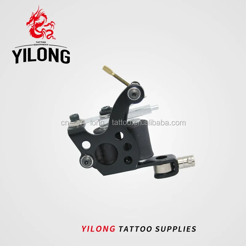 Yilong Wholesale Professional Steel Wire Cutting Frame Tattoo Coil Machines Machine Gun Liner & Shader