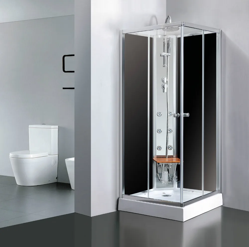 带座椅的方形转角淋浴房