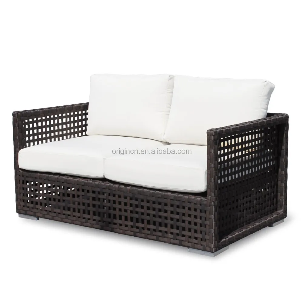 Deep seating 4 pcs garden chairs airy woven with wide pe wicker ...