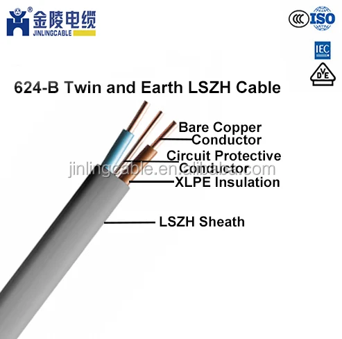 6242-B insulated HFFR electrical cable wire