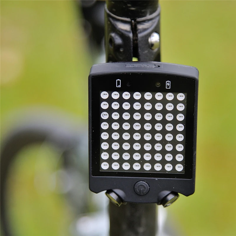 Bicycle Light Wireless Remote Turn Signal LED Warning Light Mountain Bike Waterproof Rear Light Turn LED Warning Lamp