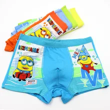 Boys underwear panties Despicable Me Minion children pants Bamboo fiber baby boy boxer underpants briefs underware