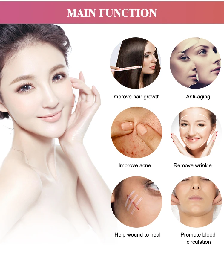 Tuying 7 Tubes Beauty & Personal Care SC640 High Frequency Beauty Instrument Facial Machines