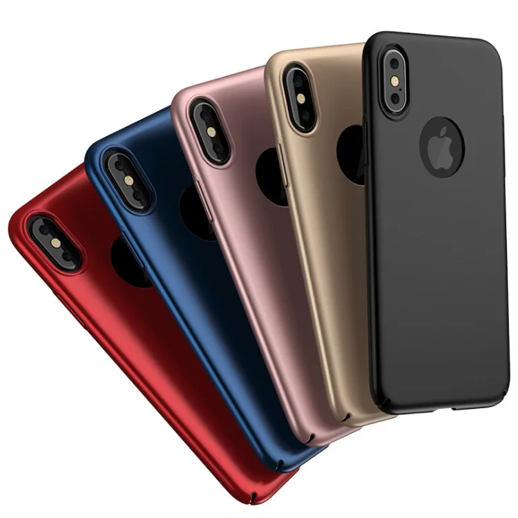 Full Protector Phone Case For iPhone X Ultra Slim Hard Cover