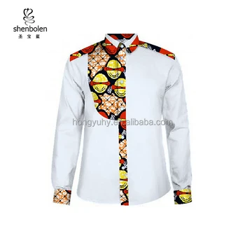 Ch329 Oem Factory African Style Latest Wax Print Long Sleeve Shirt For Men View Men Fashion Long Sleeve Print Shirt Shenbolen Product Details From Dongguan City Hongyu Apparel Co Ltd On Alibaba Com