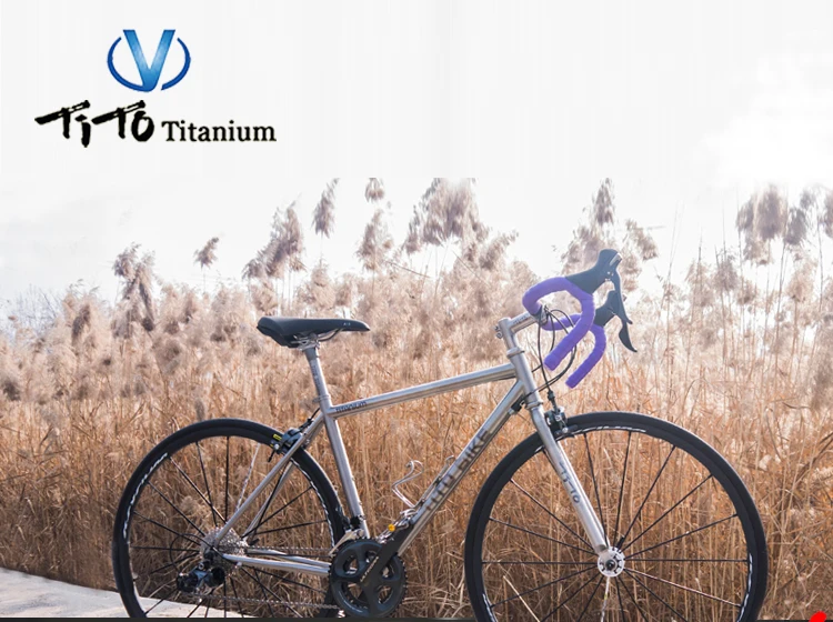 TiTo manufacturer titanium road bike frame 700C titanium alloy road bike outside line