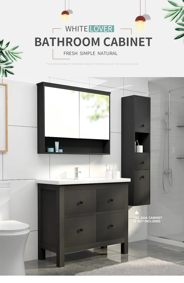 Hotel Single Sink Bathroom Vanity Cabinet Modern Bathroom Cabinet With Mirror Cabinet Buy Kamar Mandi Kesombongan