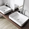 Latest product originality artificial stone bathroom counter top wash basin types on sale