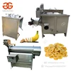 Stainless Steel Onion Pineapple Yam Flakes Making Macninery Plantain Slices Processing Line Banana Chips Frying Machines