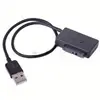 USB 2.0 to 7+6 13Pin Slimline SATA Laptop CD/DVD Rom Optical Adapter Cable