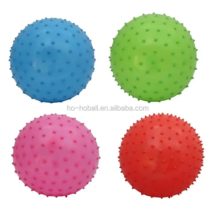 Inflatable 6 Inch Pink Knobby Spike Ball For Kids Play - Buy Knobby ...