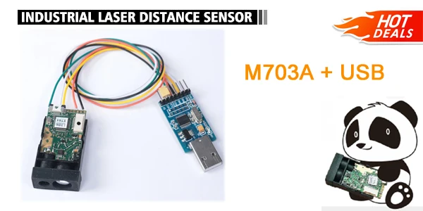 Cảm biến đo khoảng cách laser 150m với USB / RS232