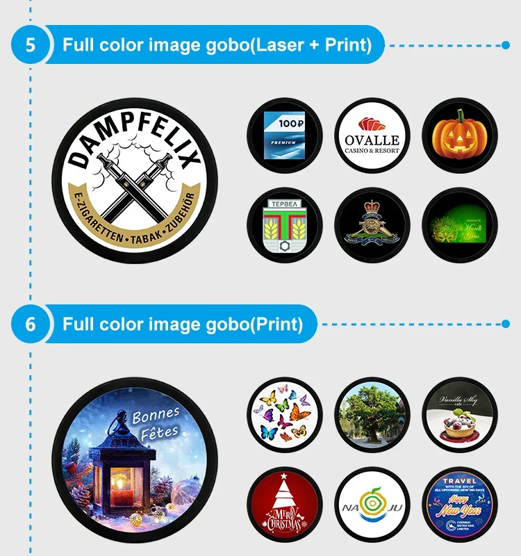 Custom Full Color Gobo With Glass Material Buy Gobo Light,Galss Gobo